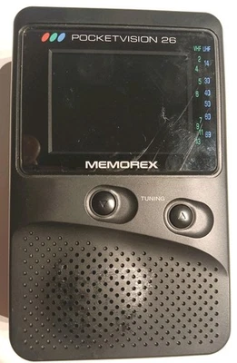 Memorex Pocket Vision 26 Cat. No. TV portátil 16-163 liga - Imagem 1 de 4