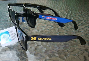NCAA Sunglasses Official licensed Team Retro " Plain " ( PICK TEAMS ) - Picture 1 of 30