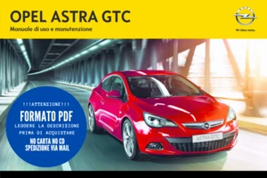 Libretto manuale istruzioni uso e manutenzione PDF Opel Astra GTC 2009 > 2018 - Foto 1 di 4
