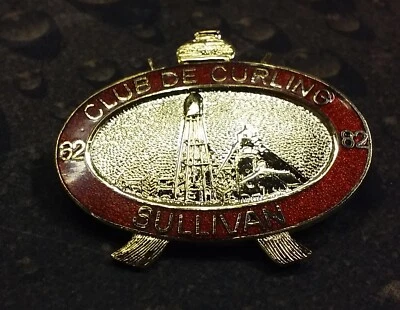Club De Curling Sullivan vintage pin badge - image 1 of 4