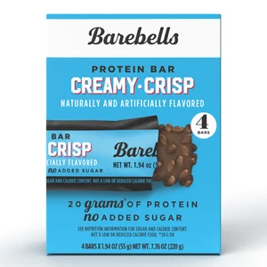 Barebells Protein Bars, Creamy Crisp, 20g High Protein, 1.9oz, 4 Count Health - Picture 1 of 10
