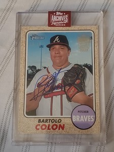 2023 Topps Archive Bartolo Colon Auto /46