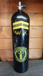 U.S. Divers Aqua-Lung Alcan Aluminum Tank 72 Cu Ft DOT-SP6498-3000 Vintage - Picture 1 of 11