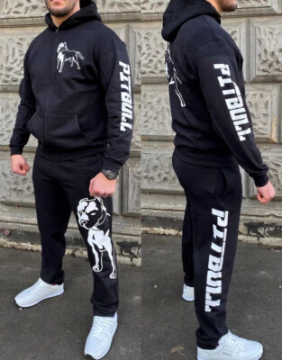 Trainingsanzug Man Hoodie Sweatshirts Hose PIT BULL WEST SIDE APBT Streetwear - Bild 1 von 4