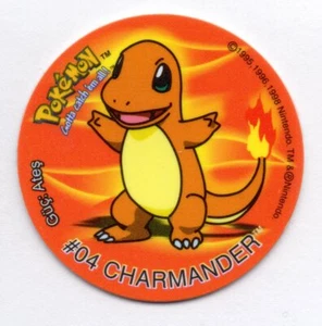 #04 CHARMANDER COLECCIÓN POKEMON TASO Nº2 TAZOS 1999 EDICIÓN TURCA - TAZO NUEVO - Imagen 1 de 2