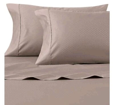 Fundas de almohada Wamsutta 625 hilos PimaCott jacquard diamante carbón Foto 1 de 2