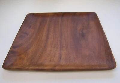 Holzteller Teller Schüssel Schale Tablet Larp Akazienholz Mittelalter 30cm Natur - Bild 1 von 4