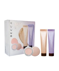 BECCA Cosmetics Jet Set Glow Prep & Prime Kit (2017??) RARE Discontinued NIB - Picture 1 of 18