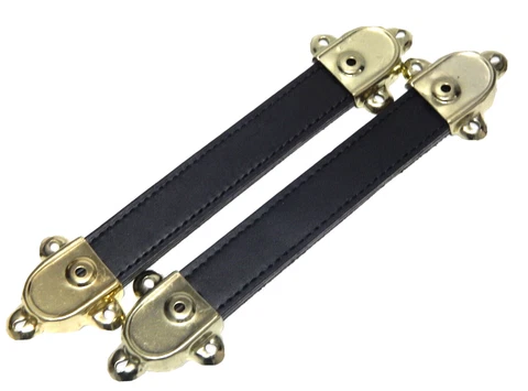 Vintage Trunk Leather Handle Kit For Luggage Foot Locker Cover