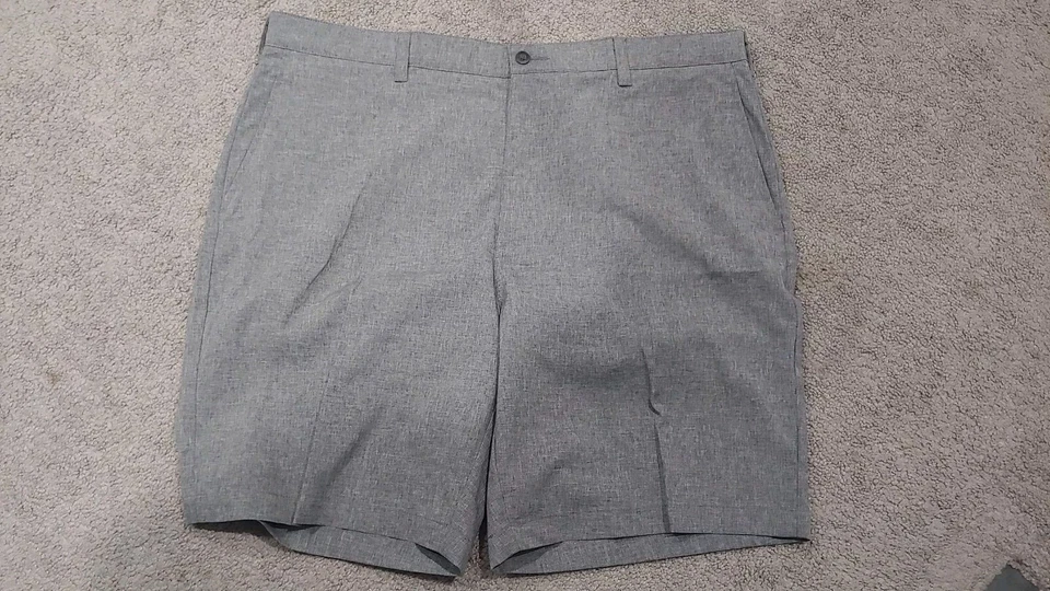 Ben Hogan Performance Golf Shorts Grey Heather Stretch Wicking Size 40