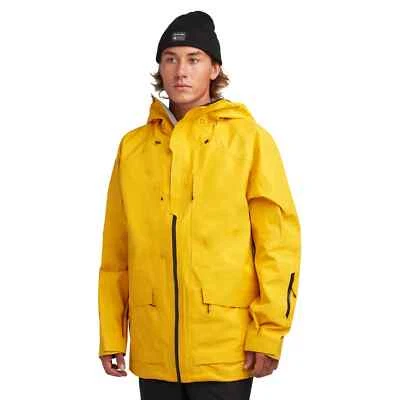 NWT Men Dakine Stoker Gore-Tex 3L Jacket $615 M Hellow Yellow Recco powder skirt - Image 1 of 4