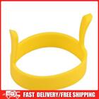 1pc Round Silicone Fried Egg Tool Pancake Mould Ring Poacher (Yellow)