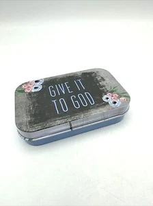"Give it to God" Prayer Box w/ Notepad and Pencil-Psalm 46:5 Scripture- NEW - Picture 1 of 3
