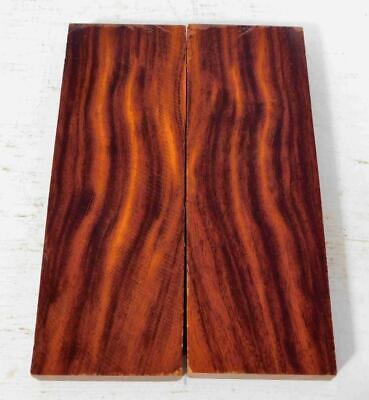 Desert Ironwood Bookmatched Figured Knife Scales Blanks 6.0 X 2.0 X .37 #Y118 • 11.25€