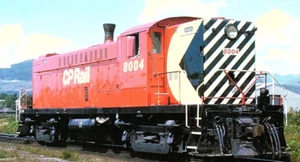 Postal de tren de colección Canadian Pacific #8004 modelo Baldwin DRS44-1000, sin publicar - Imagen 1 de 4