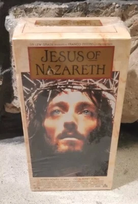Jesus Of Nazareth VHS Box Set New Sealed 1992 Vintage  - Image 1 of 4