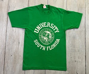 Vintage 70s University Of Southern Florida Single Stitch T-Shirt Size Small - Bild 1 von 7