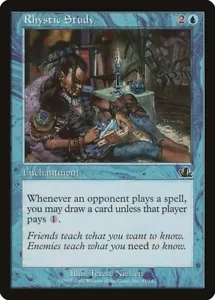 1* Rhystic Study - Prophecy - Near Mint - Magic The Gathering - MTG - Picture 1 of 1