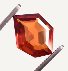 Hermosa piedra preciosa suelta corte elegante zafiro naranja Fanta natural de Ceilán de 8,65 quilates - Imagen 1 de 9