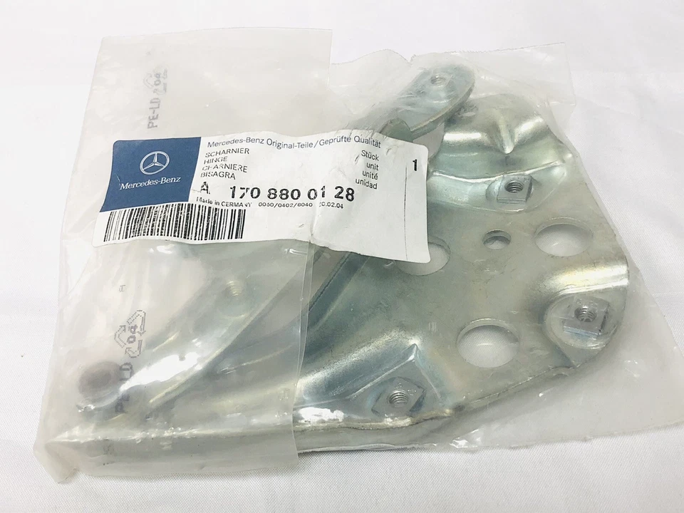 Hinge LH for MERCEDES BENZ SLK230 SLK320 SLK32 AMG 1708800128 GENUINE OEM NEW - Image 1 of 4