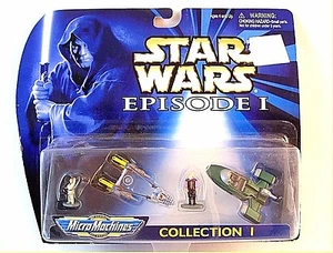 STAR WARS EPISODE 1,COLLECTION 1,MICRO MACHINES,VEHICLE /FIGURE COLLECTION ,NEW - Picture 1 of 10