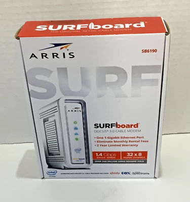 Arris Surfboard DOCSIS 3.0 Cable Modem SB6190 - Image 1 of 4