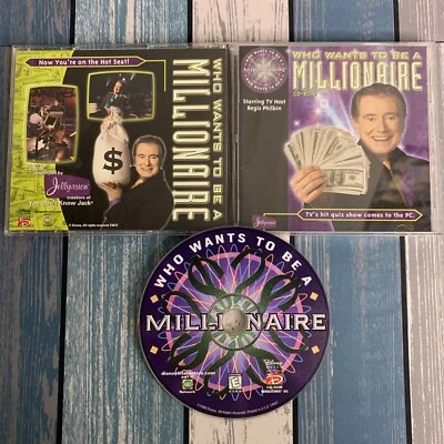 Who Wants to Be a Millionaire CD-ROM Jewel Case (PC, 2000) COMPLETE - Image 1 of 4