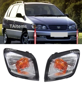 PAIR / SET LEFT-RIGHT FRONT TURN SIGNAL LAMPS FITS FOR TOYOTA PICNIC 1997-2001 - Picture 1 of 8