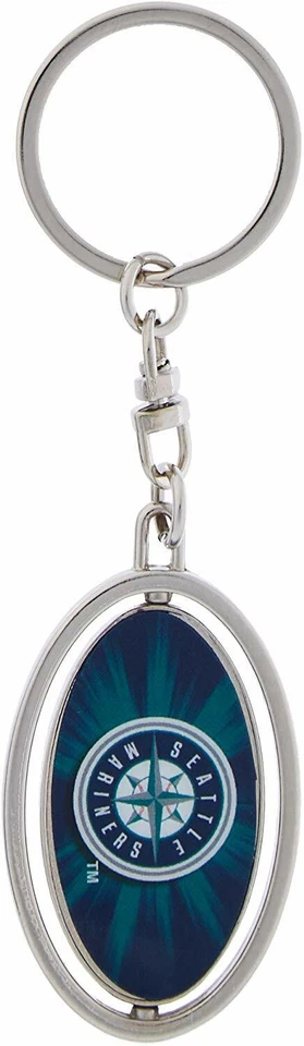 RICO NFL Seattle Mariners Metal Spinner Keychain  - Image 1 of 1