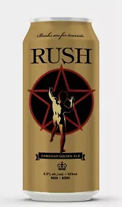 RUSH Canadian Golden Ale - Henderson Brewing Company - Empty Beer Can - Picture 1 of 4