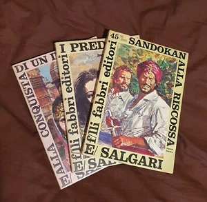 LOTTO 90 volumi EMILIO SALGARI raccolta completa ed. Fabbri 1968 - Foto 1 di 6