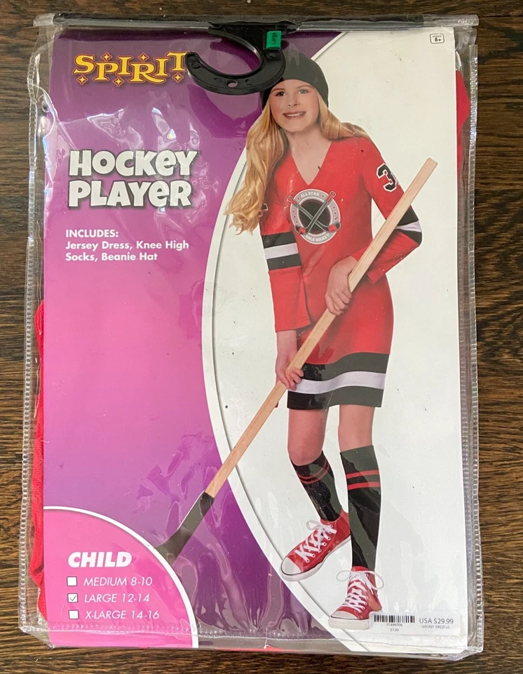 Vestido Jersey Hockey NHL Niños Jugador Hockey Halloween Disfraz 12-14 Mediano Foto 1 de 4