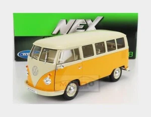 1:18 WELLY Volkswagen T1 Minibus 1963 White Ochre WE18054Y - Foto 1 di 2