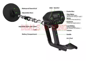 MD-4030 Waterproof Metal Detector Deep Sensitive Search Gold Digger 6.5'' Hunter - Picture 1 of 15