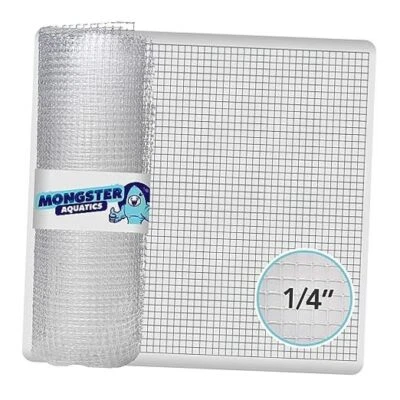 Прозрачный сетчатый материал - пластиковая сетчатая сетка для рыб 4 фута x 5 футов - Изображение 1 из 4