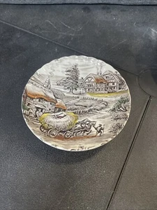 - VINTAGE STAFFORDSHIRE IRONSTONE YORKSHIRE MULTICOLOR Schale 4405 - Bild 1 von 6