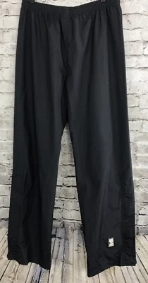 Pantalones Helly Hansen Para Hombres Grandes HH Empacables Negros Cremallera Forro de Malla al Tobillo Foto 1 de 4