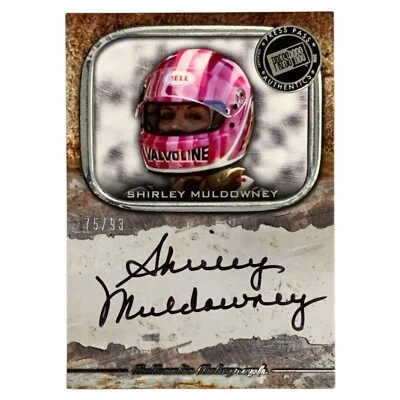 2010 Press Pass Legends Sliver NHRA Shirley Muldowney Autograph Card 75/99 - Image 1 of 2