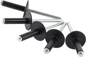 50 piezas remaches ciegos de aluminio de brida grande de 3/16" X 3/4", remaches pop de 4,8 X 20 mm (bl - Imagen 1 de 12