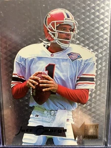 1995 Fleer Metal Silver Flasher Jeff George #18 Atlanta Falcons - Picture 1 of 2