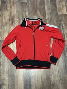 Ohio State Mens Jacket Nike Full Zip Buckeyes Football Embroidered Logo Size S - Picture 1 of 7