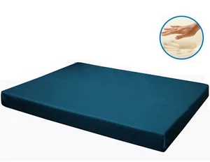 Cama impermeable de espuma viscoelástica para mascotas para perro pequeño, mediano a extra grande azul Pacífico - Imagen 1 de 13