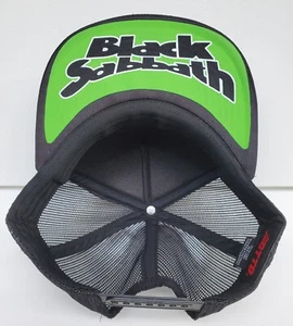 5Panel Metal Head Black Death Thrash Green B Sabbath Color Trucker Adjustable  - Picture 1 of 2