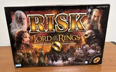 Risk Lord of the Rings Middle Earth Conquest Board Game Missing A Few Dice - Image 1 of 4