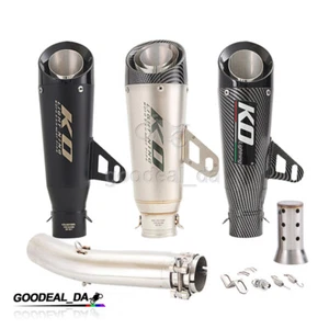 For Suzuki GSXR 600 750 2008-2010 ATV Exhaust Middle Pipe 51mm Muffler DB Killer - Picture 1 of 12