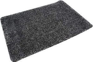 Schmutzfang Matte MAGIC CLEAN schwarz weiss 70x46 cm Fussmatte Vorleger waschbar - Bild 1 von 5