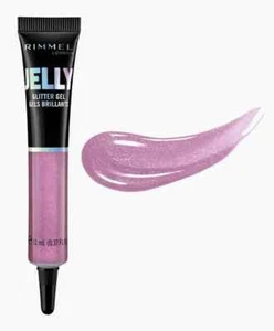 Rimmel London Jelly Glitter Gel - 500 Purple Rain for Eyes, Face & Body - Picture 1 of 6