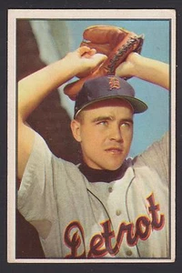 1953 Bowman Color Ned Garver Detroit Tigers #47 Baseball Card - Picture 1 of 2