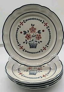 (5) Piatti insalata Brambleberry 7 3/4" Hearthside Cumberland gres MADE IN GIAPPONESE - Foto 1 di 6