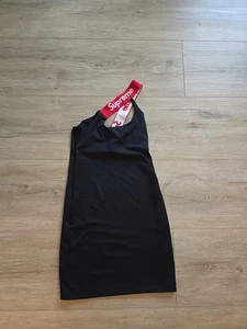 Frankie Collective Women XS Black Rework Supreme Asymmetrical Bodycon Mini Dress - Picture 1 of 4
